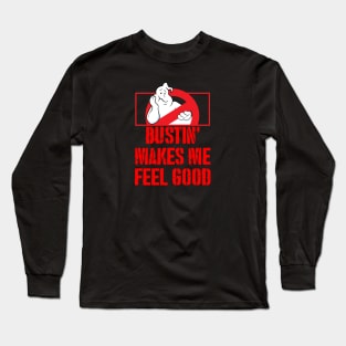 Bustin' Red Ghost Long Sleeve T-Shirt